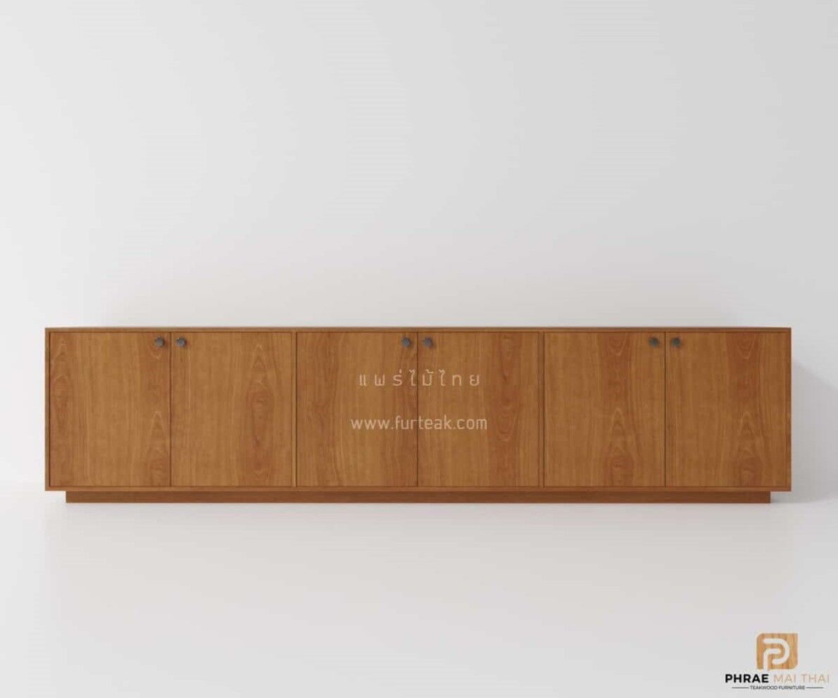 Solid Teak TV Console – Modern Style - Image 3