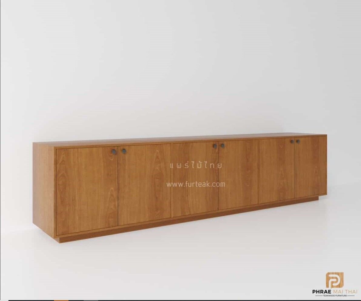 Solid Teak TV Console – Modern Style - Image 4